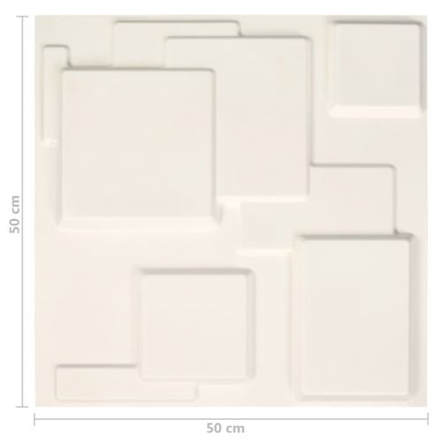 Panele Ścienne 3D, 12 Szt., 0,5X0,5 M, 3 M² na Arena.pl