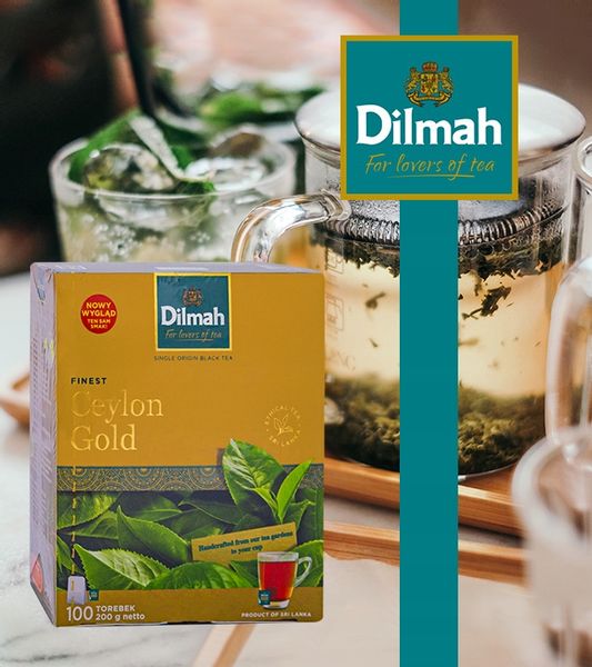 Herbata DILMAH CEYLON GOLD 100 torebek zdjęcie 3