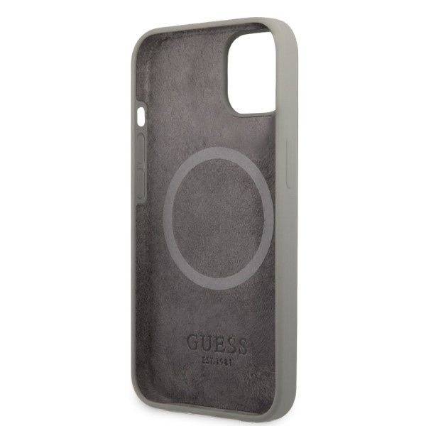 Etui Guess do iPhone 15, iPhone 14, iPhone 13, Szary, MagSafe zdjęcie 7