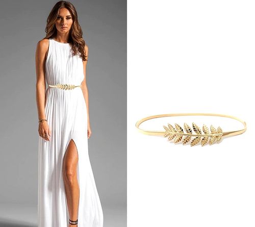 Pasek Damski Liście Liść Sprężyna Snake Pancerka na Arena.pl