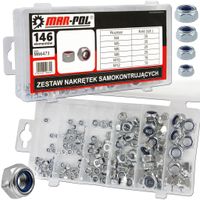 ZESTAW NAKRĘTEK SAMOKONTRUJĄCYCH 146EL.