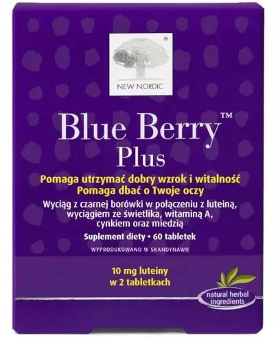 Blue Berry Plus 60 tabletek zdjęcie 1