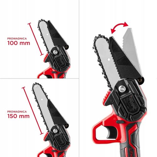 Pilarka Akumulatorowa Z WYSIĘGNIKIEM 2,5m Piła Łańcuchowa 20V 800W 2 na Arena.pl