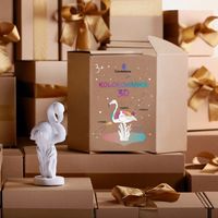 Kolorowanka 3D Flaming Figurka gipsowa Malowanka