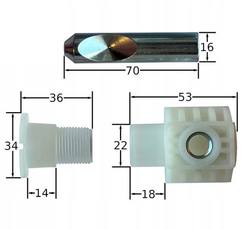 ZESTAW MONTAŻOWY DO MISKI PODWIESZANEJ SEDES BIDET na Arena.pl