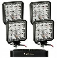 4x lampa robocza LED halogen 48W 12-24V do ciągnika traktora koparki ZESTAW