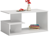 Duża Ława / Stolik Kawowy Do Salonu Biała 91 cm DEALS TS - 2 Kolory