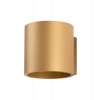 Kinkiet ścienny złoty ORBIS 1 G9 8W bez żarówki Sollux Lighting