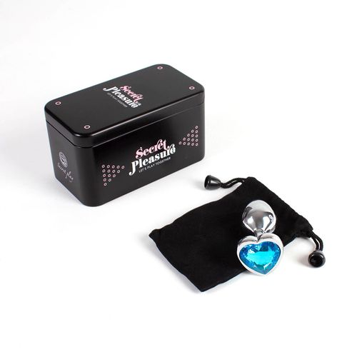 blue heart metal butt plug na Arena.pl