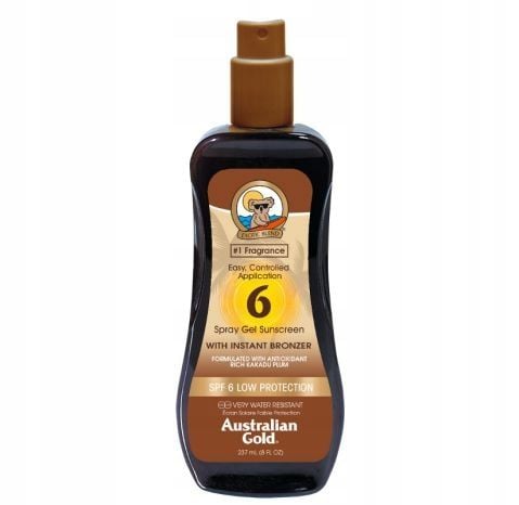 Australian Gold Spray Żel Z Bronzerem SPF6 na Arena.pl