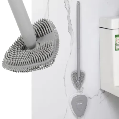 Silikonowa szczotka toaletowa do wc do mycia pojemnik naścienny na Arena.pl