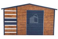 Domek Ogrodowy - Schowek Garaż 2x2 + wiata - okno - drzwi ID435
