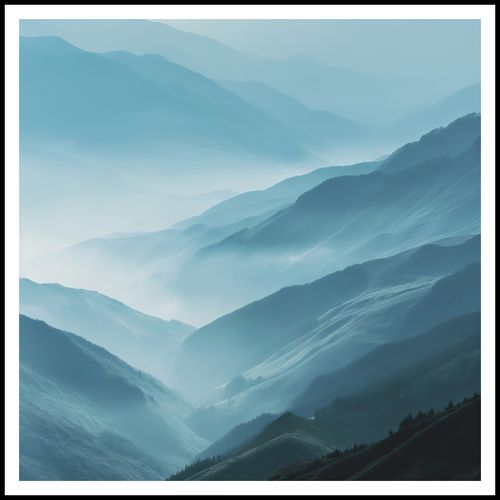 Plakat 100x100cm Między Chmurami na Arena.pl