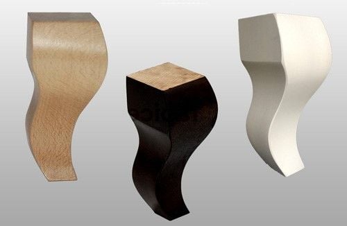 Drewniana noga meblowa 54x54x150 mm F990061 na Arena.pl