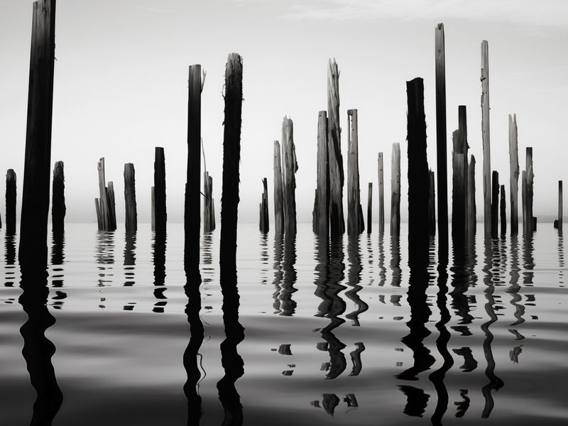 Plakat 100x75cm Refleksje Nad Wodą zdjęcie 1
