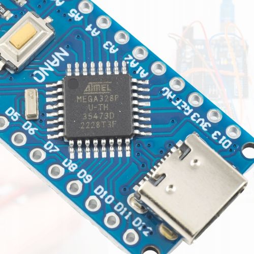 MIKROKOMPUTER MODUŁ NANO V3.0 CH340 ATmega328 USB C KOMPATYBILNY Z ARDUINO na Arena.pl