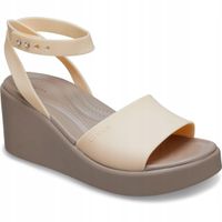 Damskie Sandały Koturn Crocs Brooklyn Ankle Strap 209406 Wedge 36-37