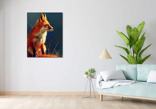 Obraz 70x90cm Spojrzenie Lisicy na Arena.pl
