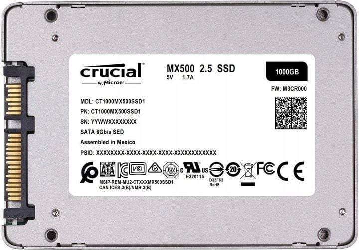 Dysk CRUCIAL MX500 1TB SSD zdjęcie 3