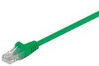 MicroConnect U/UTP CAT5e 0.5M Green PVC