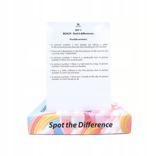 Karty Konwersacyjne Let's talk Spot the Difference na Arena.pl