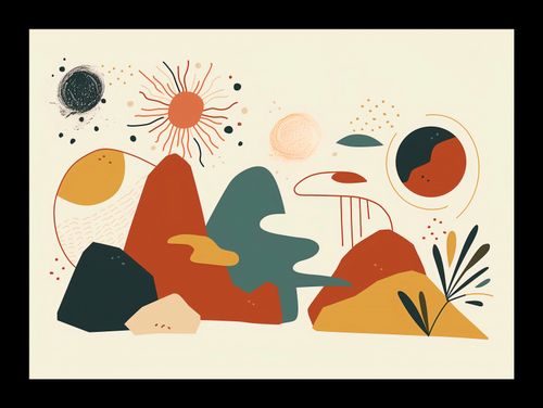 Plakat 18x13cm Kosmos Barw na Arena.pl