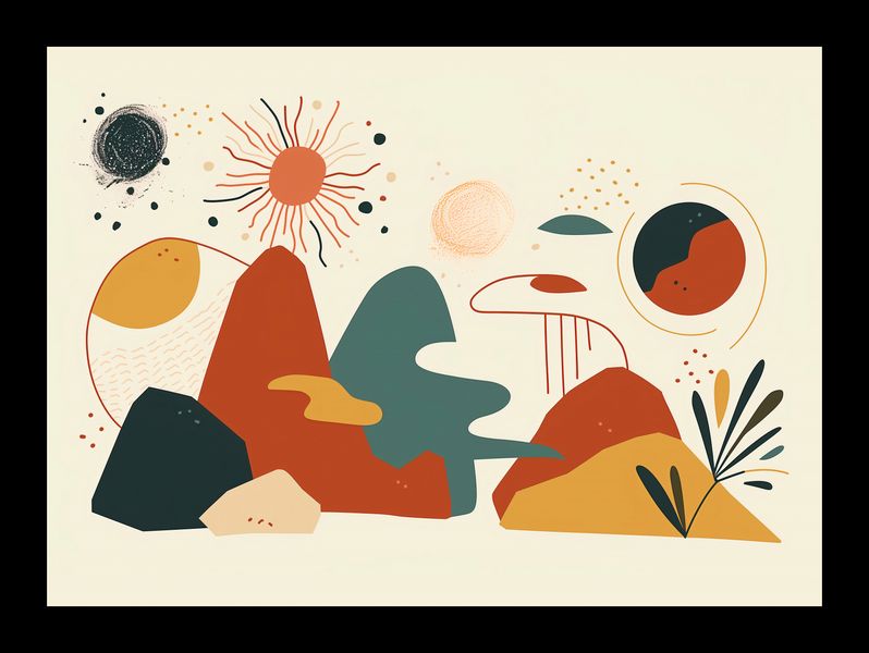 Plakat 18x13cm Kosmos Barw zdjęcie 2