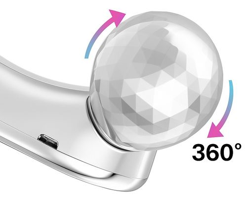 Masażer twarzy Kulowy 4D do masażu ciała Bezprzewodowy z wibracją EMS LED na Arena.pl