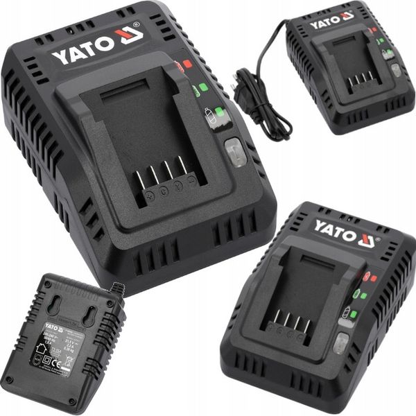 YATO ŁADOWARKA 2.2A DO AKUMULATORÓW BATERII ELEKTRONARZĘDZI SYSTEMU 18V zdjęcie 9