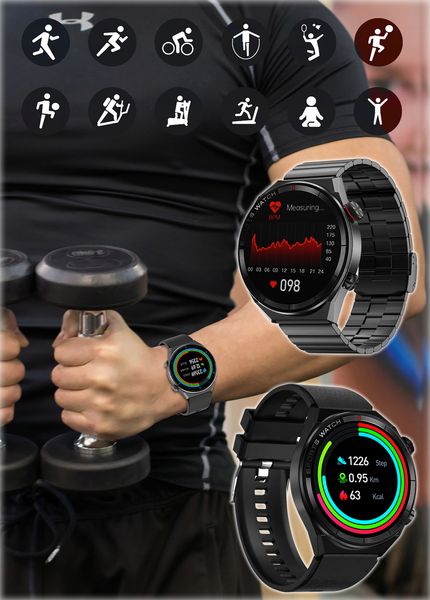Smartwatch niktrade 17121885 czarny zdjęcie 4