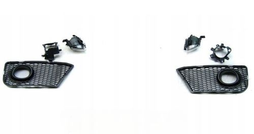 Nowy ZDERZAK + Halogeny Do AUDI A3 8P Od 2008 Do 2012 Roku CHROME BLACK na Arena.pl