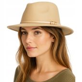 KAPELUSZ FILCOWY PANAMA FEDORA DAMSKI MĘSKI