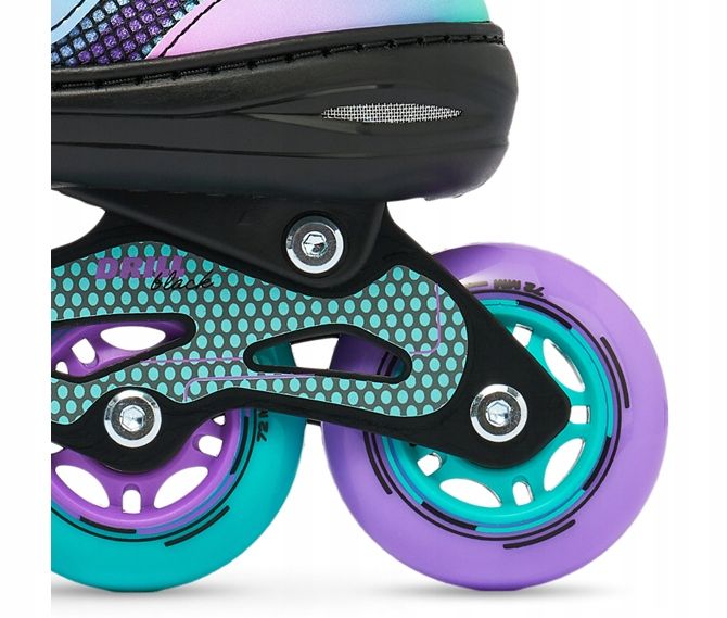 Rolki Regulowane RAVEN Drill Violet/Mint 38-42 zdjęcie 13