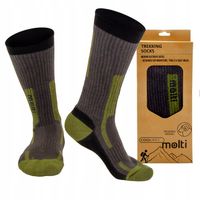 Skarpety oddychające WEŁNIANE merino TREKKINGOWE w góry męskie 43-46