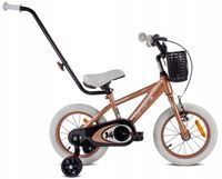 Rower dziecięcy SUN BABY Verdant Rowan 14 cali dla chłopca Cappuccino