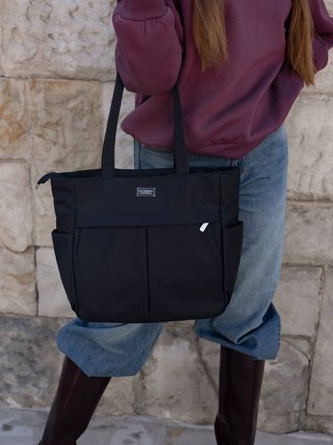 Torba damska PETERSON miejska torebka shopper bag na ramię czarna A4 lekka na Arena.pl