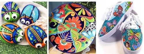 MARKERY AKRYLOWE Pisaki Flamastry Mazaki WODOODPORNE Z FARBĄ ZESTAW 60 SZT na Arena.pl