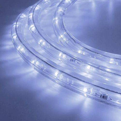 MOCNY WĄŻ ŚWIETLNY ZEWNĘTRZNY WEW LAMPKI CHOINKOWE 480 LED 20m BIAŁY ZIMNY na Arena.pl