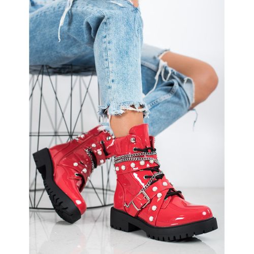 Lakierowane Czerwone Workery r.39 na Arena.pl