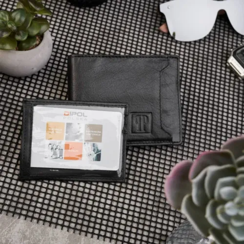 portfel skórzany czarny na Arena.pl