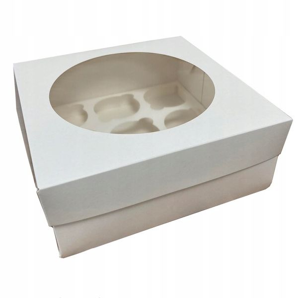 OPAKOWANIE PUDEŁKO NA 9 MUFFIN, CUPCAKE, 10szt. zdjęcie 1