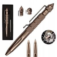 KUBOTAN DŁUGOPIS TAKTYCZNY OBRONNY WOJSKOWY DO SAMOOBRONY Gold