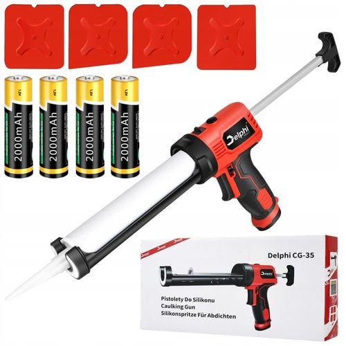 WYCISKACZ PISTOLET DO SILIKONU KLEJU MAS AUTOMATYCZNY AKUMULATOROWY na Arena.pl