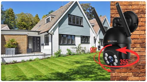 Kamera IP WiFi TUYA SMART Zewnętrzna Obrotowa AUDIO 8MPX Ultra HD 8MP 4K na Arena.pl