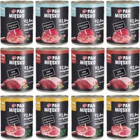 Pan Mięsko Mokra Karma dla Psa Mix 12x 800g