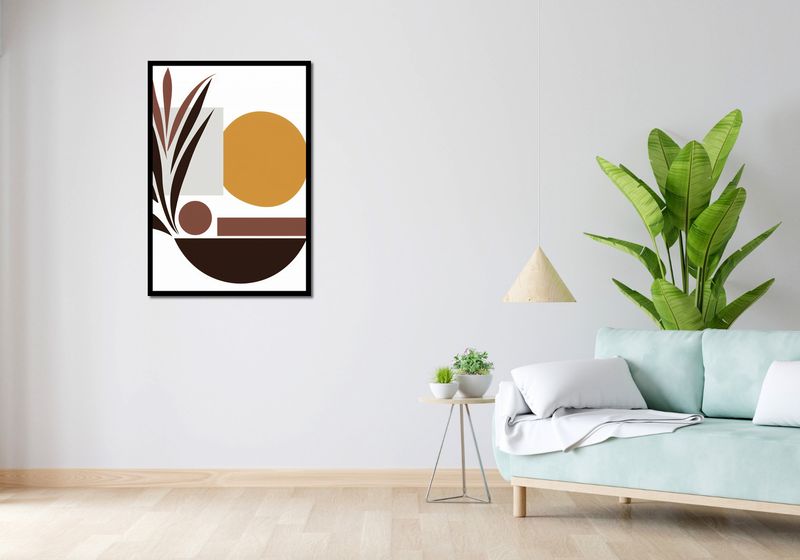 Plakat 68x98cm Stylizacja Roślin zdjęcie 4