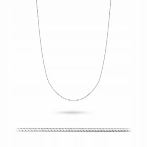 DAMSKI ŁAŃCUSZEK SREBRNY pr. 925 ŻMIJKA 55cm na Arena.pl