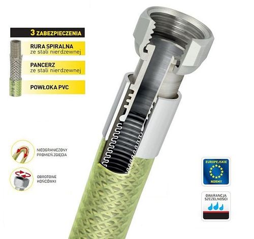 Elastyczny przewód do gazu E-GAZ typ 111 200cm na Arena.pl