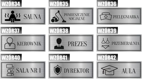 Tabliczka piktogram Grawerowana Informacyjna na Arena.pl