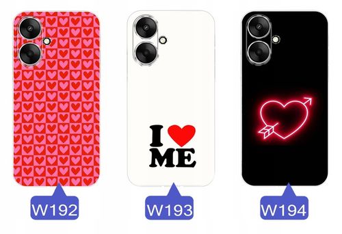 ETUI do Xiaomi Redmi 13C 5G WZORY WALENTYNKOWE WZMACNIANE CASE + SZKŁO na Arena.pl